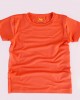 Tricou bambus copii, sunset orange