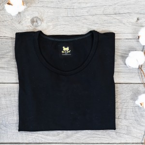 Bluză bambus copii, black 