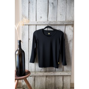 Bluză bambus copii, black 