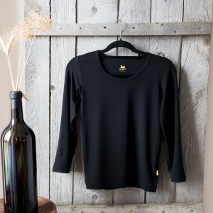 Bluză bambus copii, black 