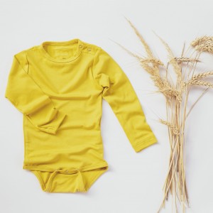 Body bambus mânecă lungă, indian curry