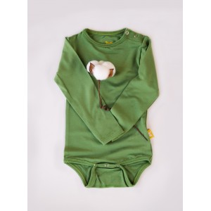 Body bambus mânecă lungă, meadow green 