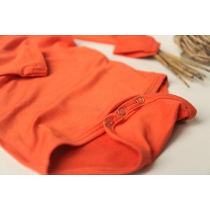 Body bambus mânecă lungă, sunset orange