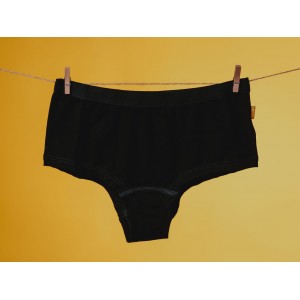 Boxeri bambus damă, black 