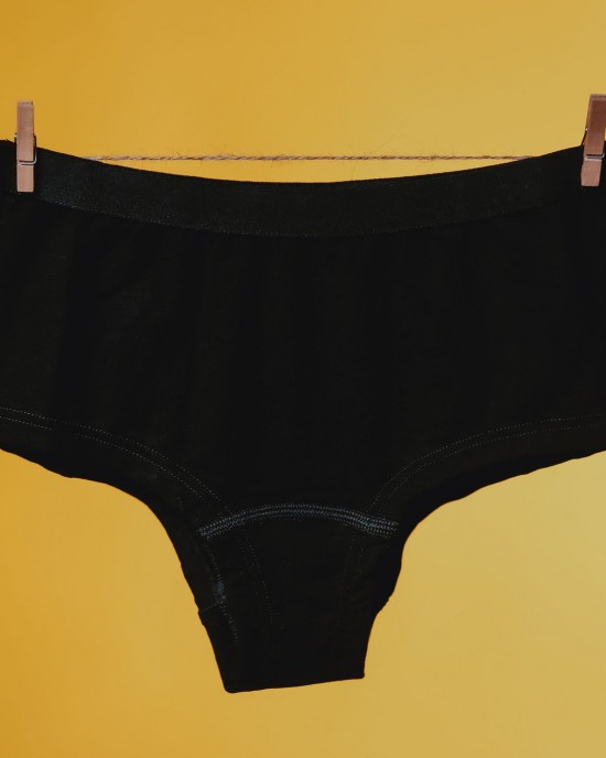 Boxeri bambus damă, black 