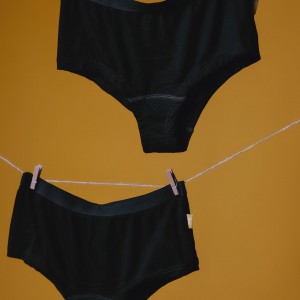 Boxeri bambus damă, black 