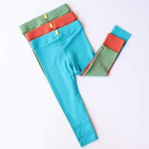 Colanți bambus copii, lagoon blue