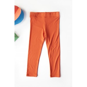 Colanți bambus copii, sunset orange