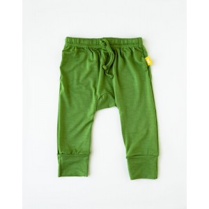 Pantaloni bambus bebe, meadow green 