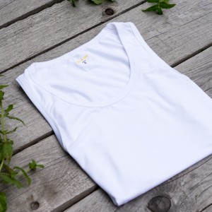 Maiou bambus bărbați, white 