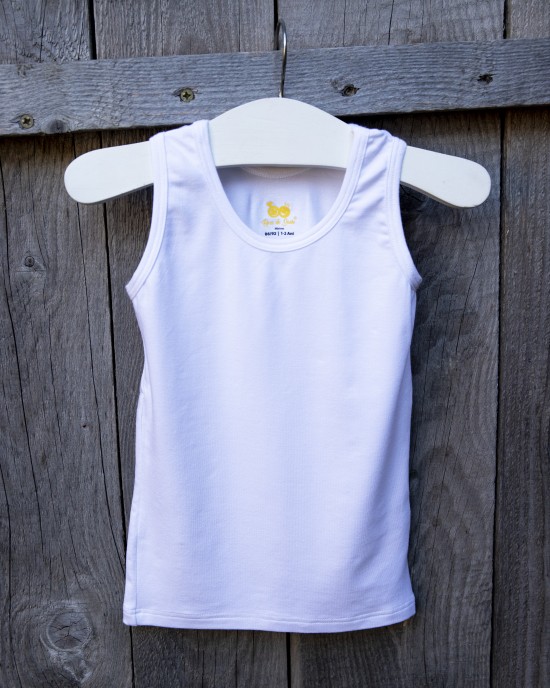 Maiou bambus copii, white 