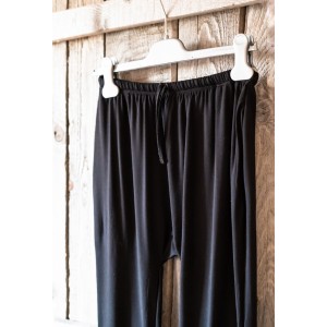 Pantaloni bambus copii, black 