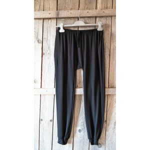 Pantaloni bambus copii, black 