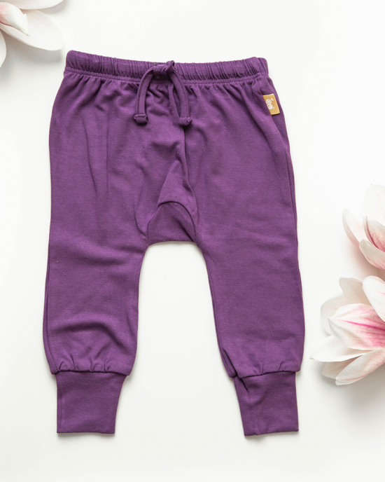 Pantaloni bambus bebe, grape compote 