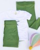 Pantaloni scurti bambus băieți, meadow green 