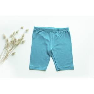 Pantaloni scurți bambus tip colant, lagoon blue 