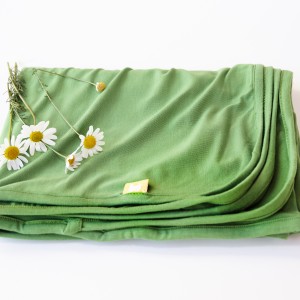 Pătură bambus 100 x 140, meadow green