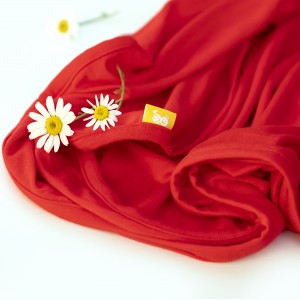 Pătură bambus 100 x 140, summer red 