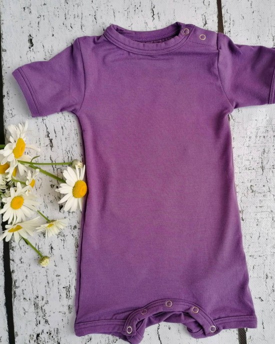 Pijama de vară bambus bebe, grape compote 