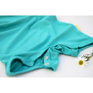 Pijama de vară bambus bebe, lagoon blue