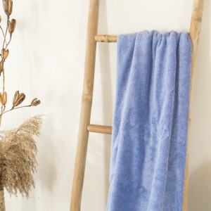 Prosop de baie bambus 140 x 70, iris 