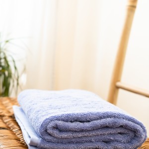 Prosop de baie bambus 140 x 70, iris 