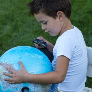 Tricou bambus copii, white 