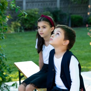 Bluză bambus copii, white