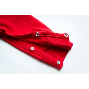 Salopetă bambus, summer red 