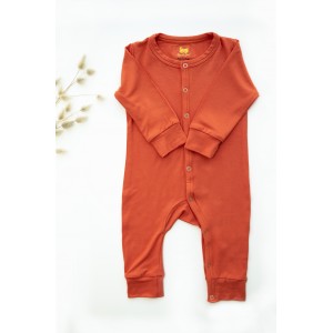 Salopetă bambus, sunset orange 