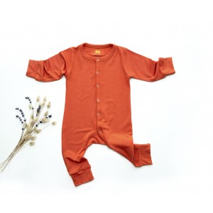 Salopetă bambus, sunset orange 