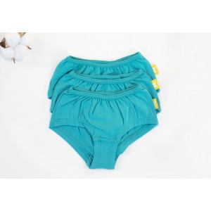 Set boxeri bambus fetițe, lagoon blue 