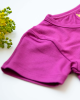 Tricou bambus copii, magenta haze 