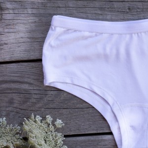 Boxeri bambus damă, white