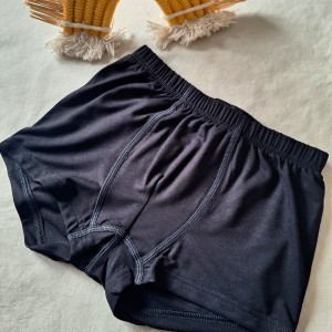 Set boxeri bambus băieți, black