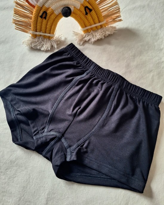 Set boxeri bambus băieți, black