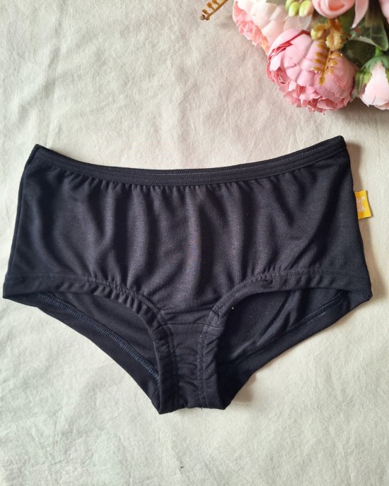 Set boxeri bambus fetițe, black