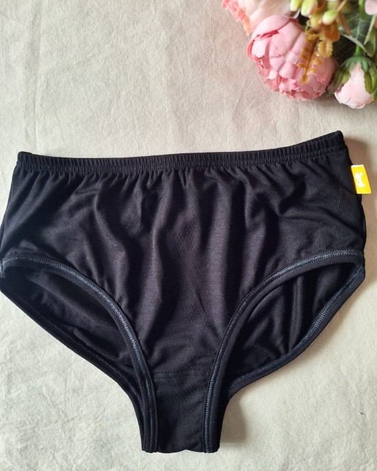 Set chiloti bambus fetite, black 