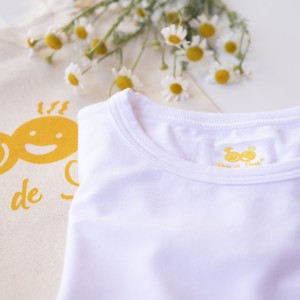 Pijama de vară bambus bebe, white 