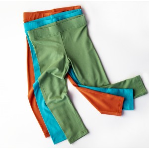 Colanți bambus copii, meadow green 