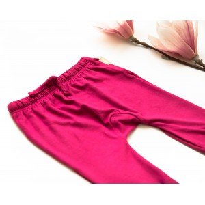 Pantaloni bambus bebe, magenta haze 