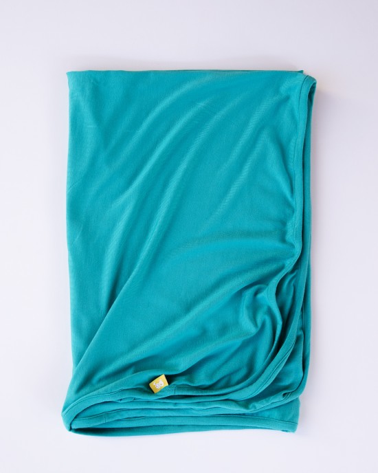 Pătură bambus 70 x 100, lagoon blue 